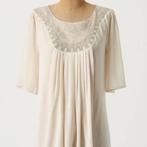 Anthropologie Ethereal Embroidered Peasant Boho